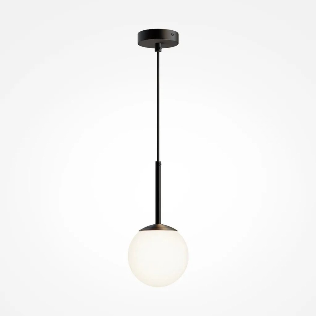MAYTONI MOD321PL-01B BASIC FORM Modern Függesztett Lámpa Fehér, Matt Fekete E14 IP20