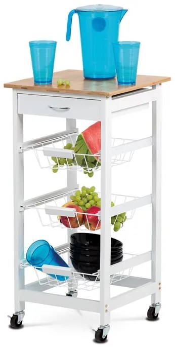 Fehér MDF Polcos Tároló. DR-043