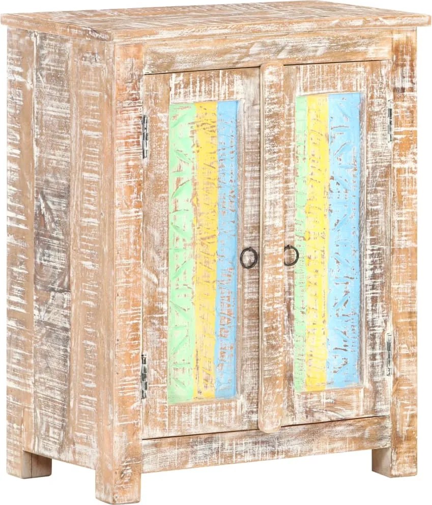 vidaXL nyers akácfa komód 61 x 35 x 76 cm