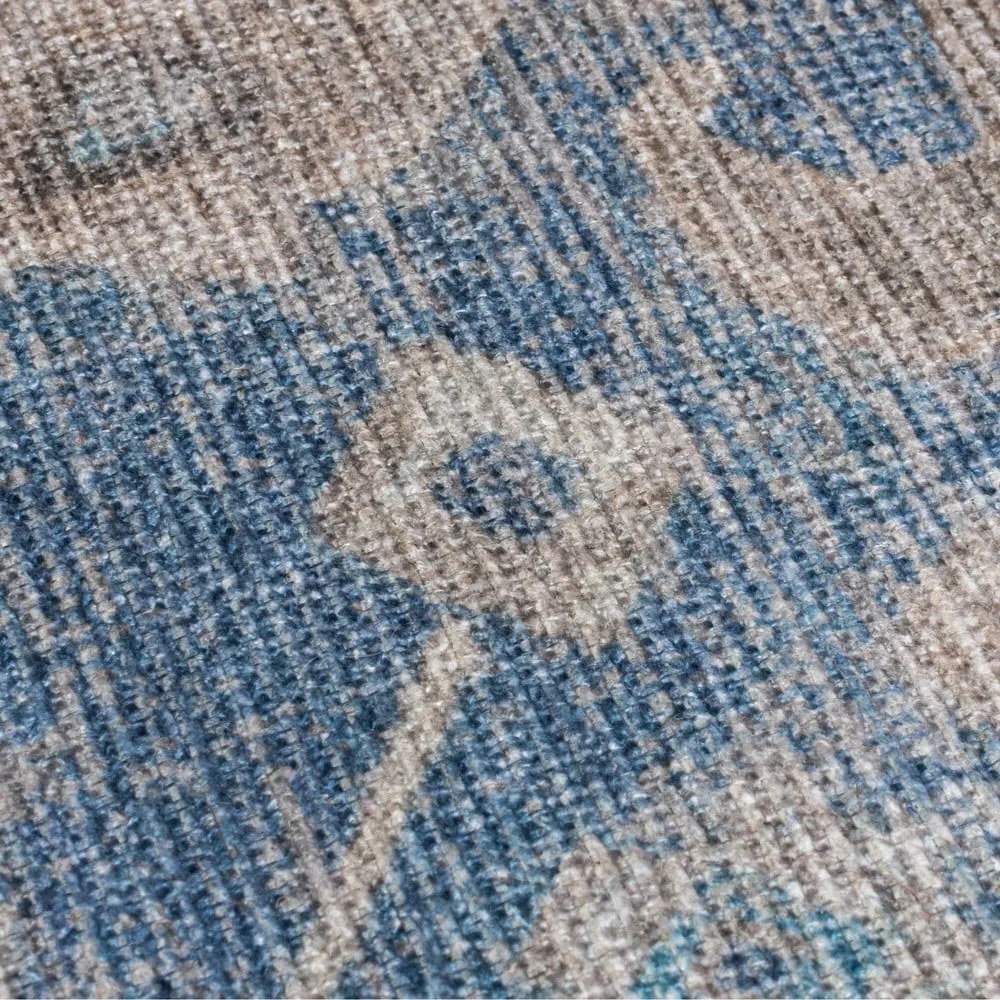 Kék mosható szőnyeg 152x230 cm Orelia Global – Flair Rugs