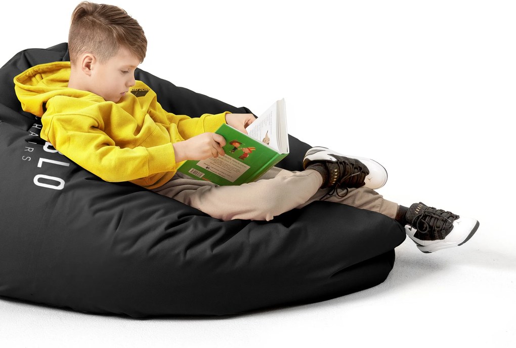 Diablo Chairs gyerekpuff: Fekete