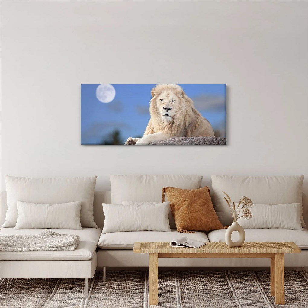 Kép - Fehér oroszlán (120x50 cm)