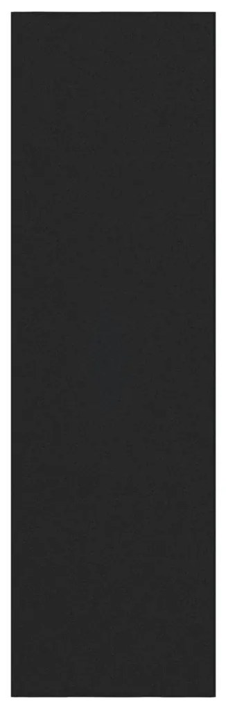 Négyszögletes Fekete Lábtörlő 120x400 cm