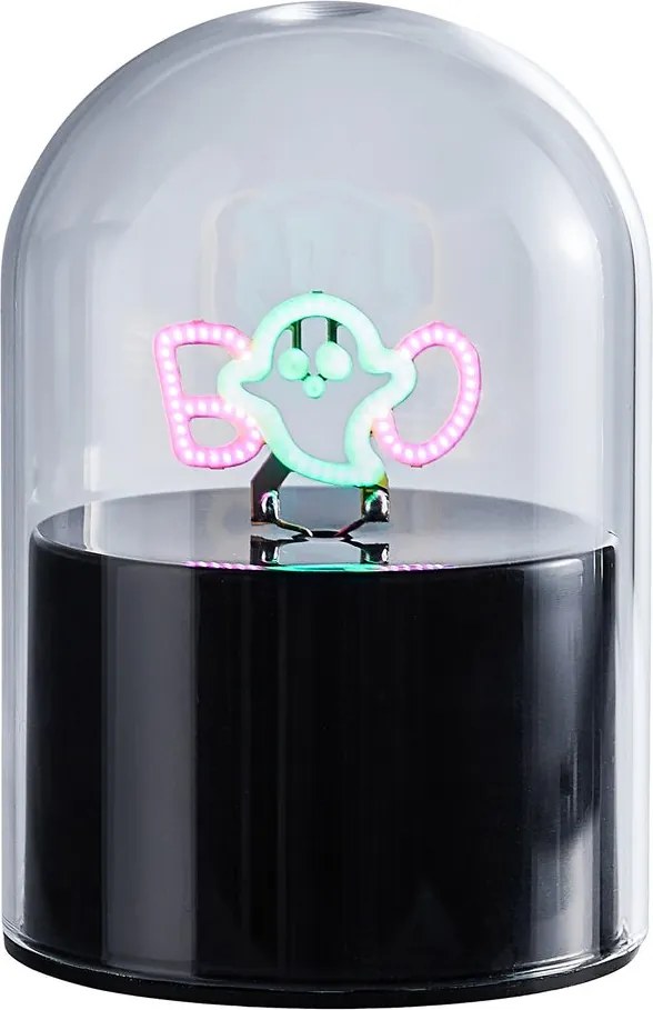GLOW BALL neon lámpa 10cm, szellem BOO