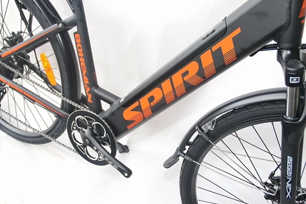 Spirit Bohemian Sport elektromos kerékpár, fekete, 16Ah