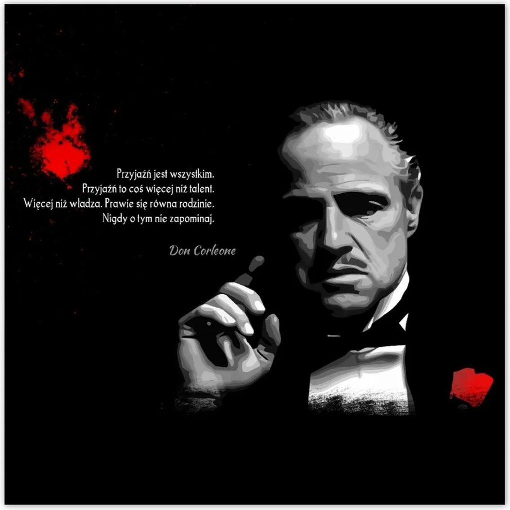 Poszterek 100x100 Idézet a keresztapától