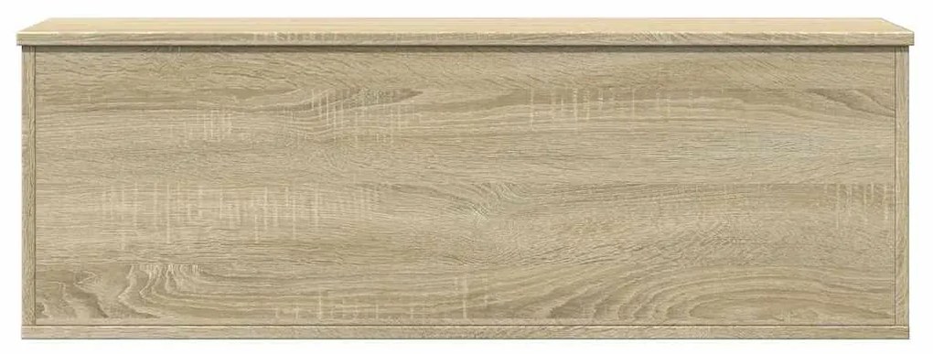 sonoma tölgy színű szerelt fa tárolóláda 102 x 35 x 35 cm