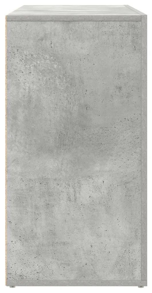 Oldalszekrény Beton Szürke Műanyag-fa 120 x 36 x 69 cm Tárolás