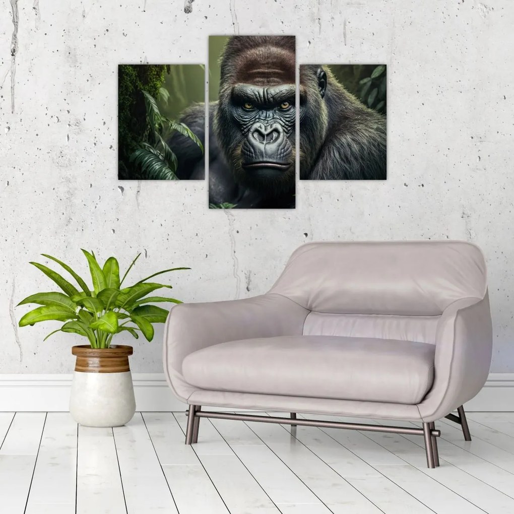 Kép - Egy gorilla portréja (90x60 cm)