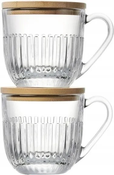 La Rochere Ouessant pohár csésze fedéllel 2db pohár