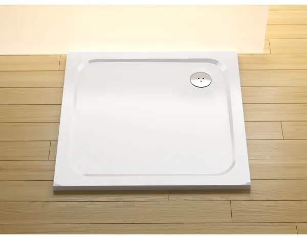 Ravak XA047701010 - PERSEUS négyzetes zuhanytálca 90x90 cm, fehér