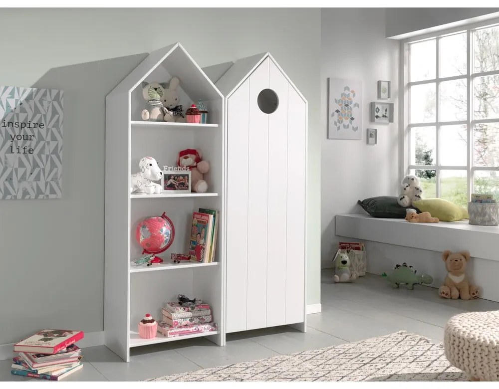 Fehér nyitott gyerek ruhásszekrény 115x171,5 cm CASAMI – Vipack