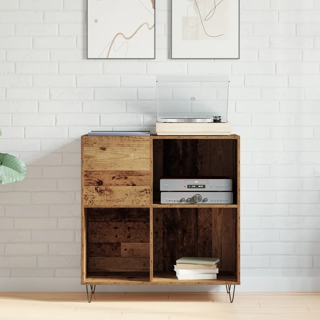 Média szekrény Tölgy 84.5 x 38 x 90 cm Szerelt fa