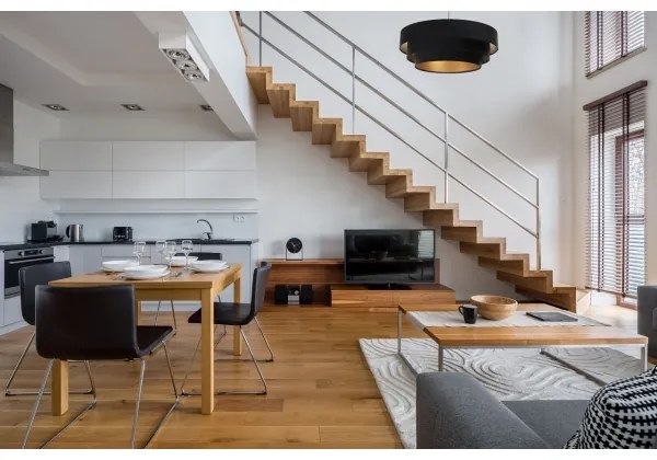 TRINITI lógcsillár 1xE27/60W/230V fekete/arany