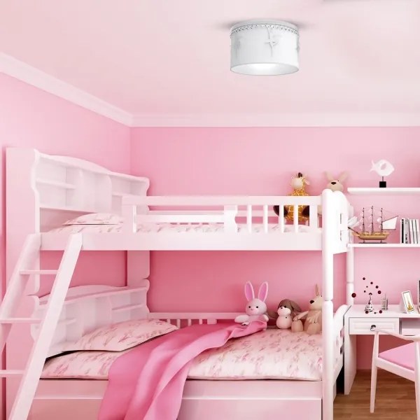 Gyerek mennyezeti lámpa BALLET 1xE27/60W/230V