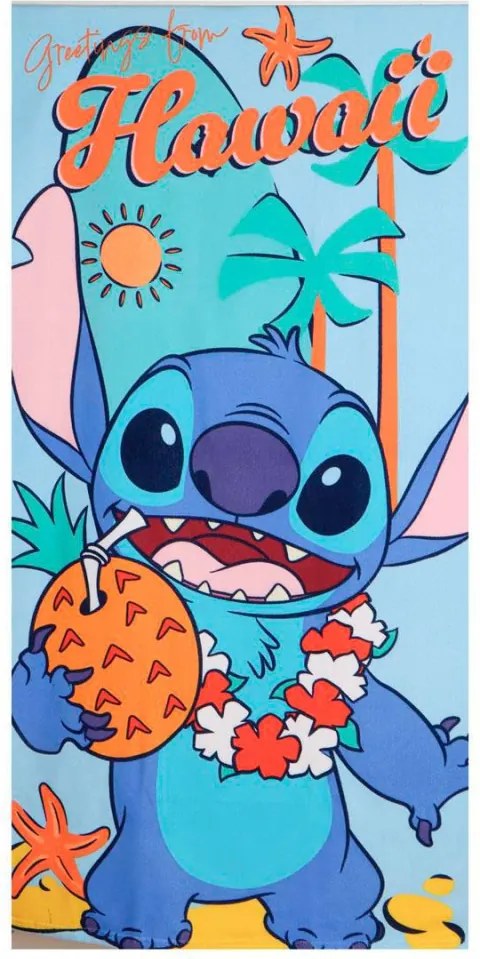 Disney Lilo és Stitch, A csillagkutya Hawaii törölköző, tornazsák, baseball sapka szett