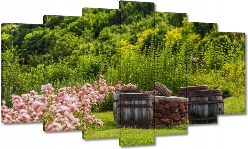 Festmények 140x80 Csodálatos kert