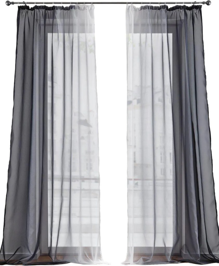 Átlátszó Függöny 1DB 140/300