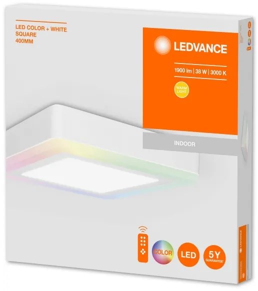 Ledvance - LED RGB dimmelhető mennyezeti lámpa LED/38W/230V + távirányító