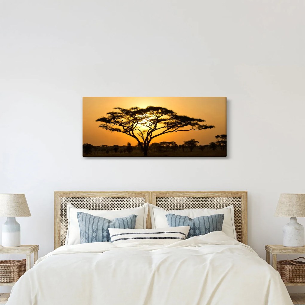 Kép - afrikai szavanna (120x50 cm)