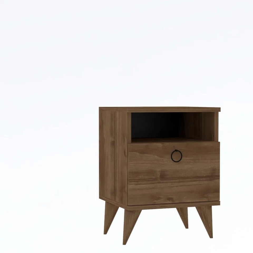 Barlo Walnut éjjeliszekrény