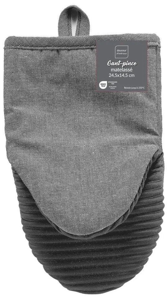 Szilikon-szálkeverékből edényfogó kesztyű Adam – douceur d'intérieur