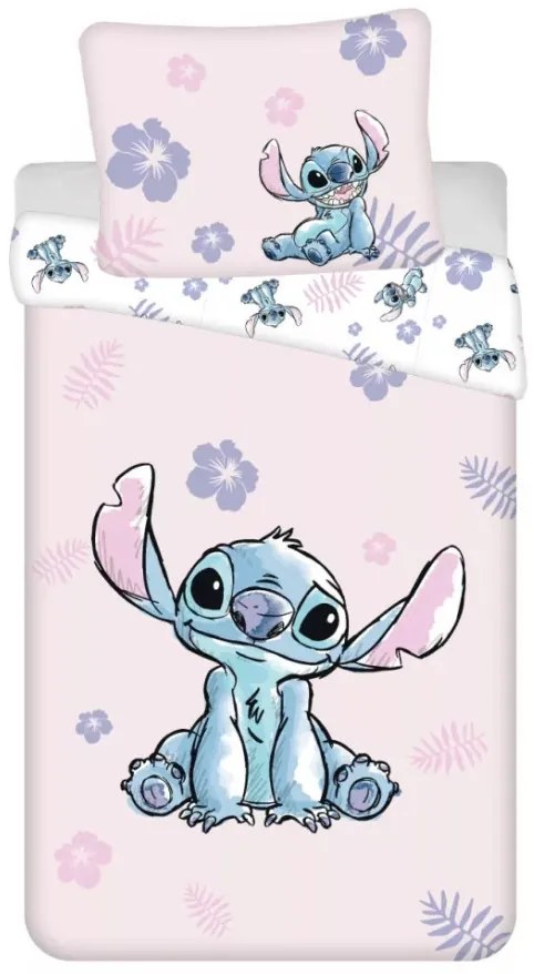 Disney Lilo és Stitch, A csillagkutya Pink ágyneműhuzat 140×200cm, 70×90 cm