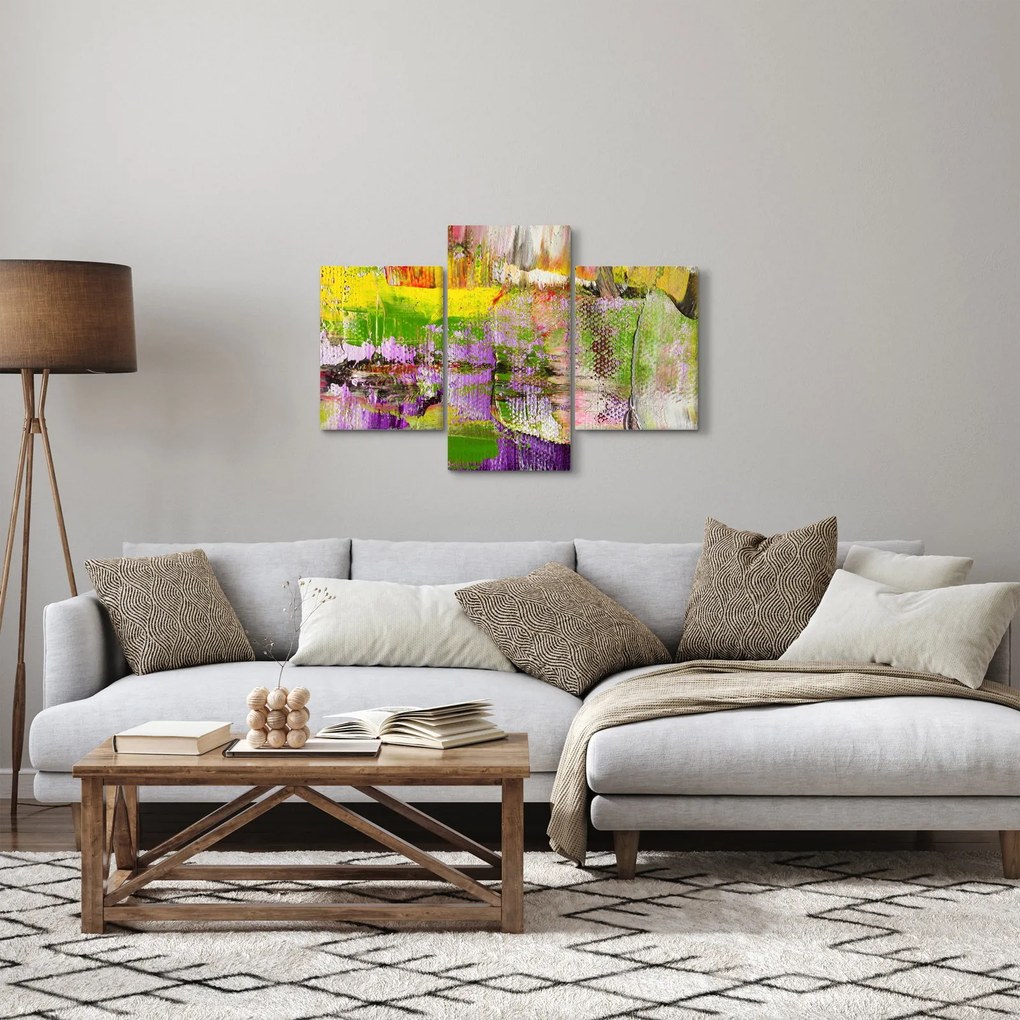 Absztrakció kép - festmény (90x60 cm)