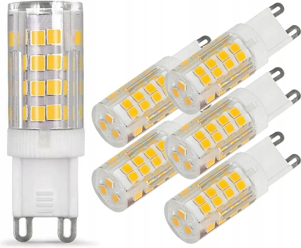 6 db-os Led Izzó Szett G9 8W 4000K 230V – Semleges Színű Mini Smd Kapszula