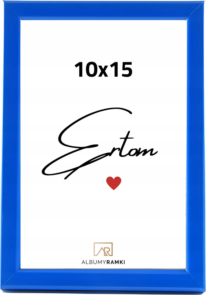 Képkeret 10x15 kék univerzális üveg