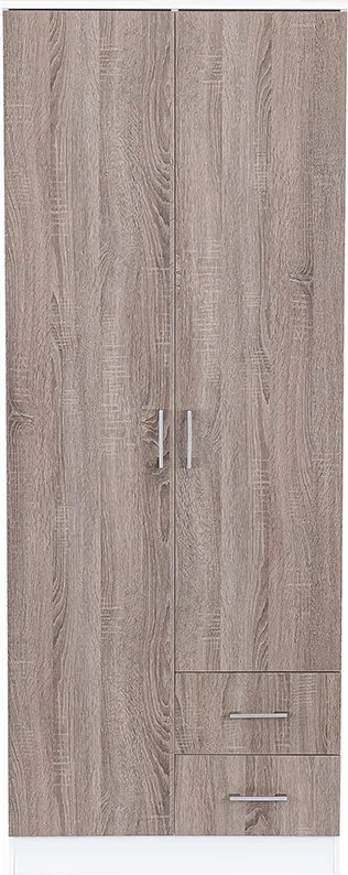 Miami gardróbszekrény 80x205 cm yorki tölgy-fehér