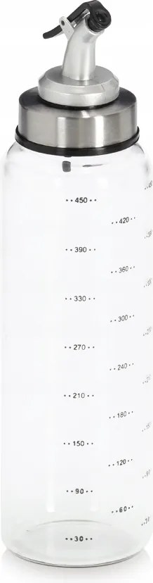 Ecet/olaj palack, 500 ml, üveg/fém, O6,5x24,5cm