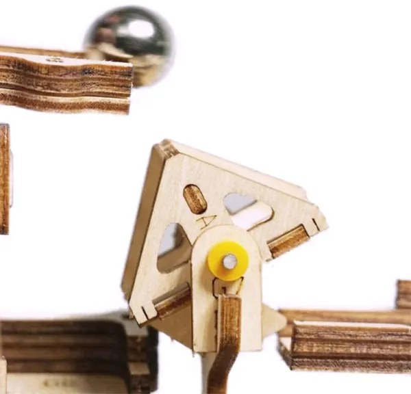 RoboTime - 3D Üveggolyó pálya puzzle Spirál