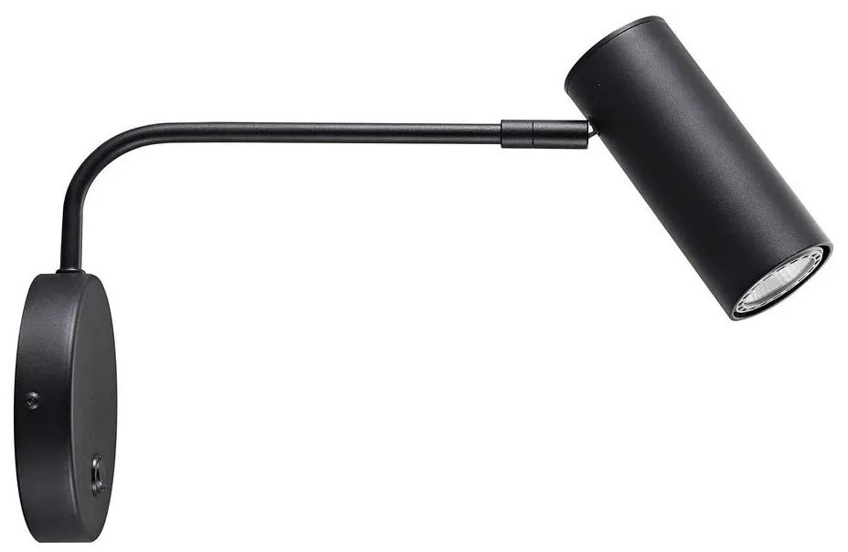 Zuma Line 20034-BK - Fali lámpa TUBO WL 1xGU10/50W/230V fekete