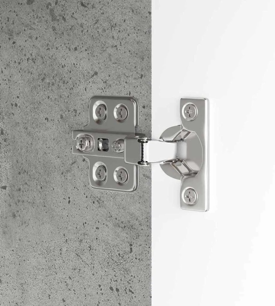 Fürdőszoba mosdószekrény Beton Szürke 60 x 30 x 60 cm Faanyag