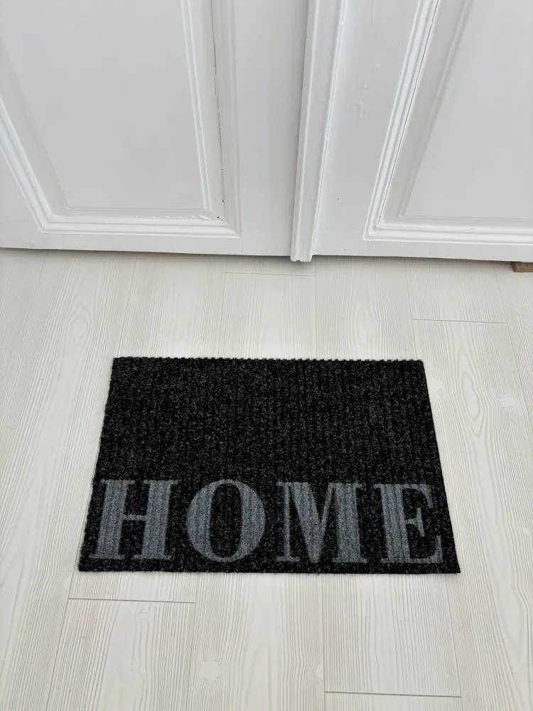 Home&#039; fekete szennyfogó szőnyeg 40x70 cm
