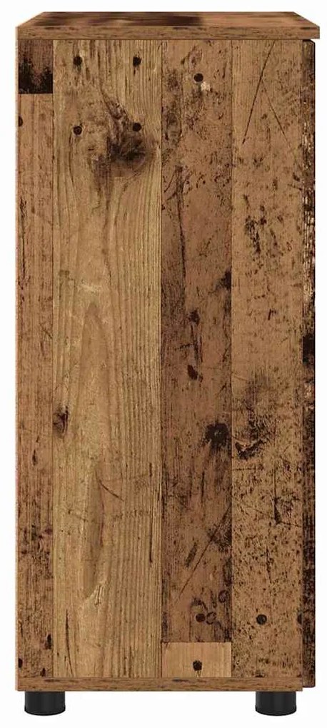 Fürdőszoba Székény polcokkal Régi fa 60 x 35 x 80 cm Faanyag