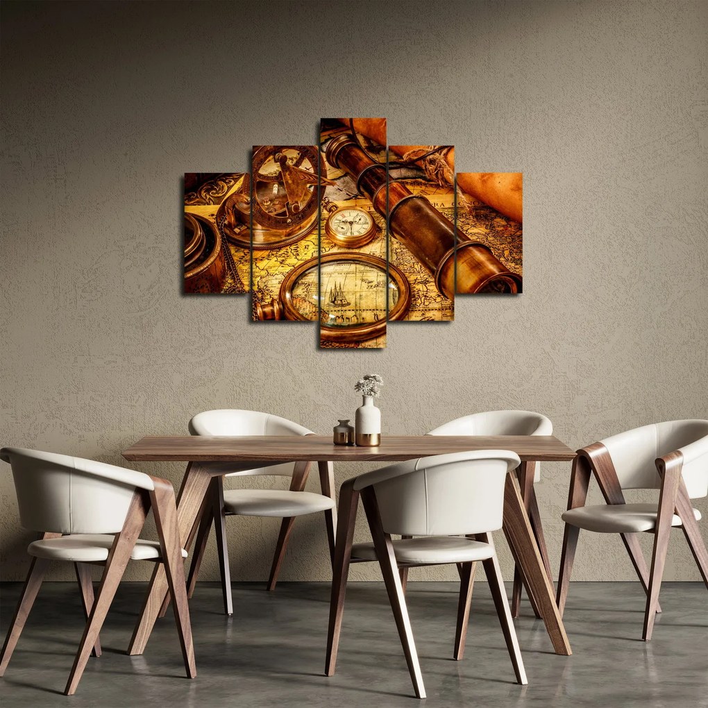 Kép - Tengerészek történelmi segédeszközei (150x105 cm)