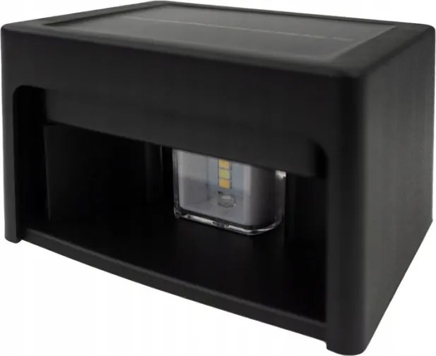 Napelemes Homlokzati Lámpa Led IP44 Állítható Világítási Szög Meleg Hideg