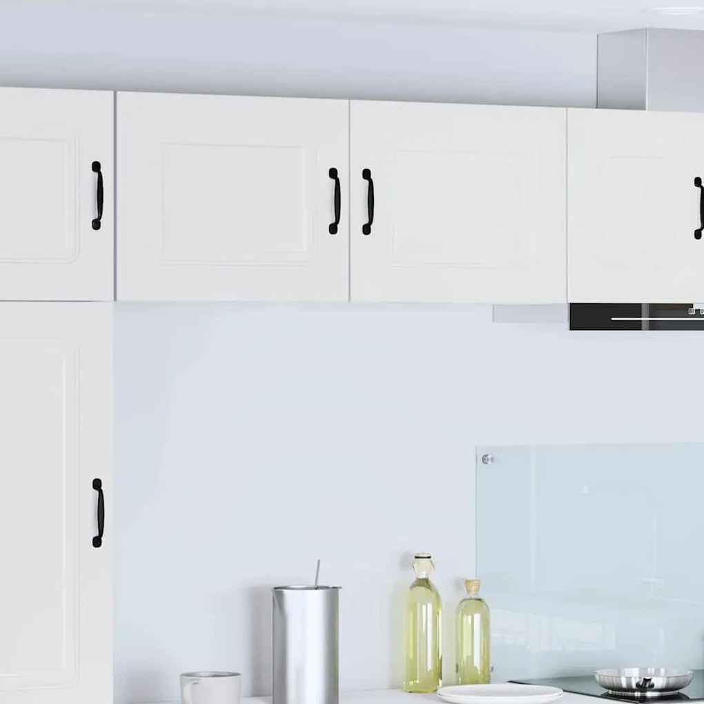 Fali konyhaszekrény 2 pcs Magas Fényű Fehér 50 x 31 x 40 cm
