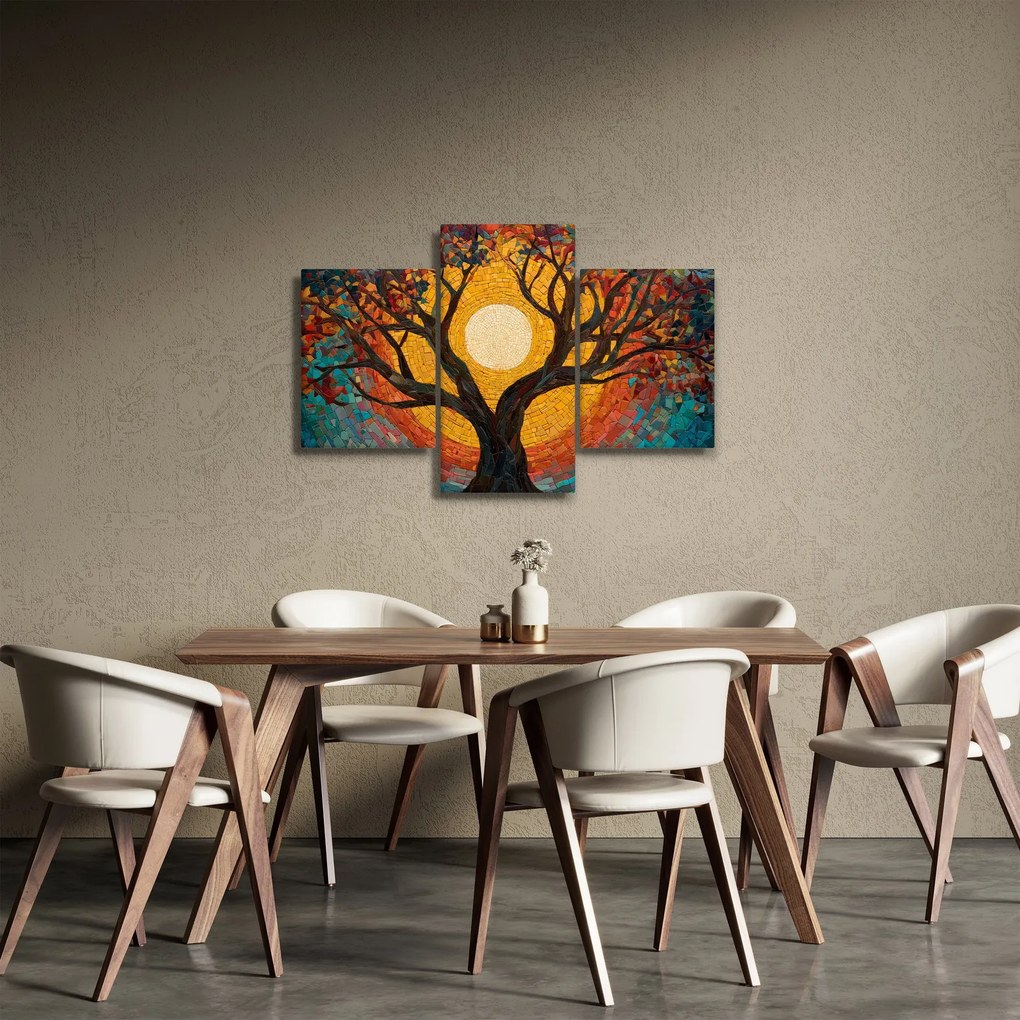 Kép - Nap az élet fájának koronájában (90x60 cm)
