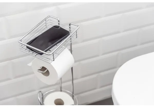 WENKO 24074800 - WC-papírtartó 16x59 cm fényes króm