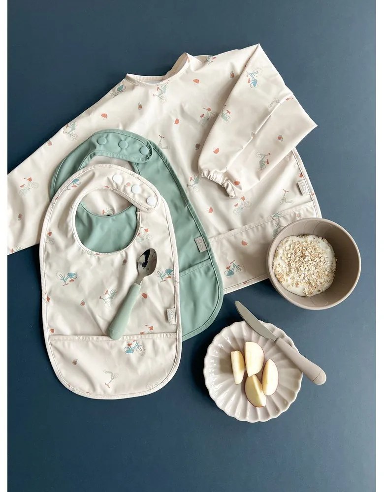 Bézs szilikon gyerek tálka szett 2 db-os ø 13,5 cm Earth – Cam Cam Copenhagen