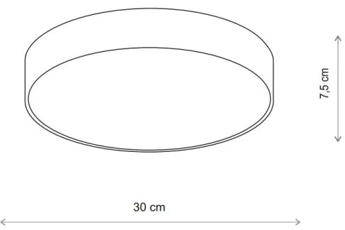 Brilagi - Érzékelős mennyezeti lámpa CLARE 2xE27/40W/230V átm. 30 cm bézs