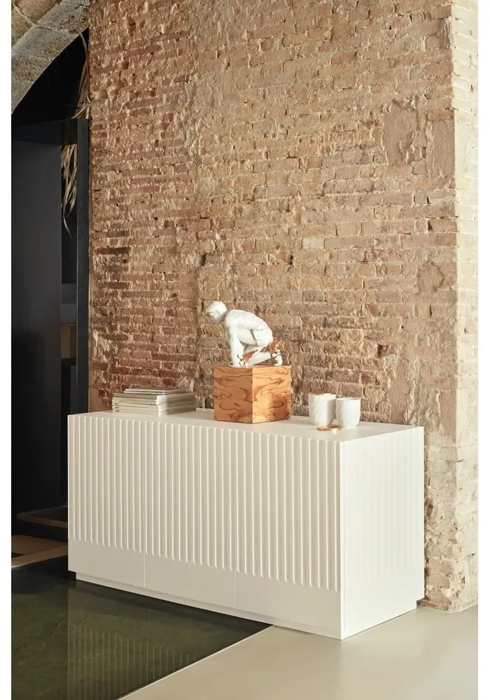 Doric fehér tálalószekrény, szélesség 150 cm - Teulat