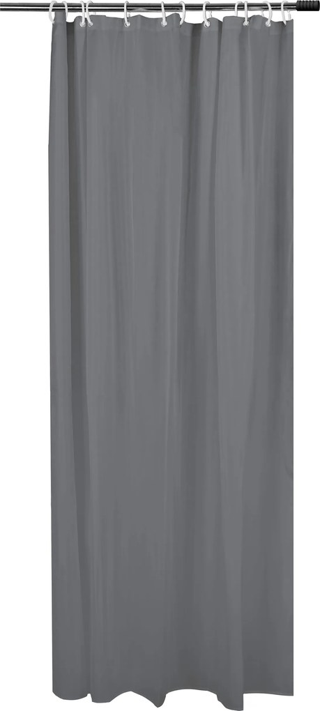 Fürdőszobai Zuhanyfüggöny Kád Fölé Szürke Nagy Antibakteriális Szilárd