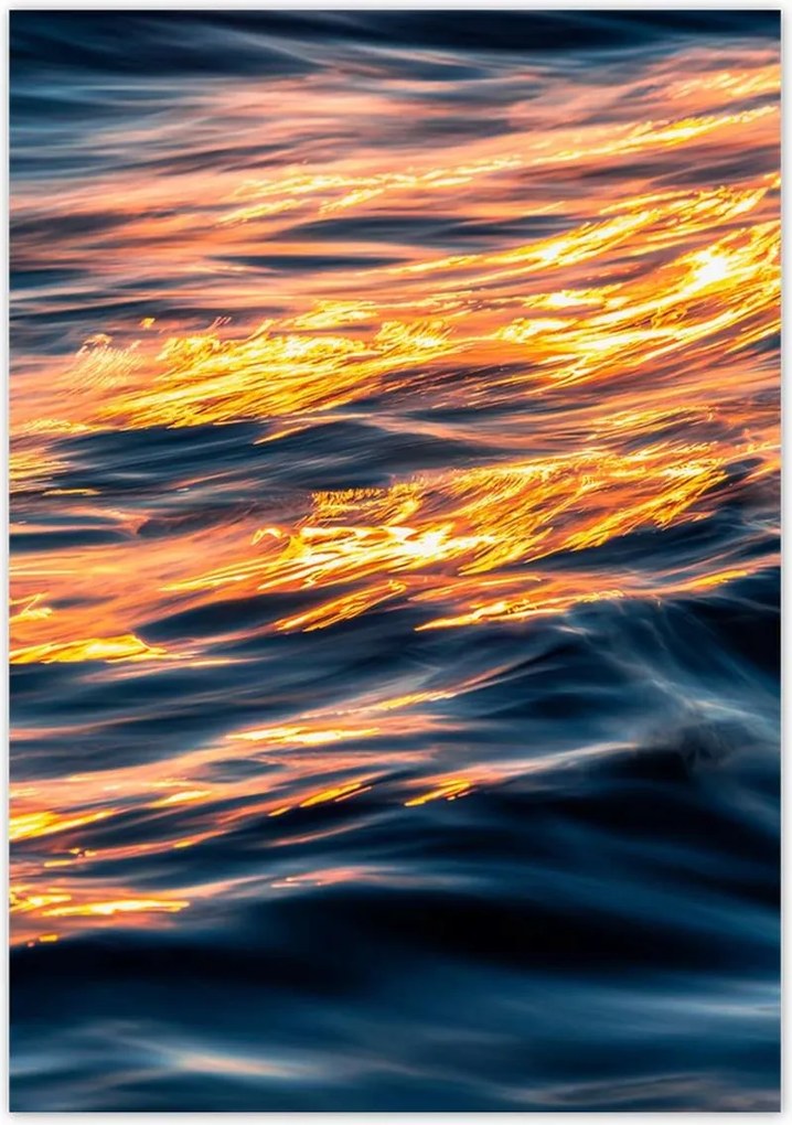 Poszterek 70x100 Naplemente Víz Tenger