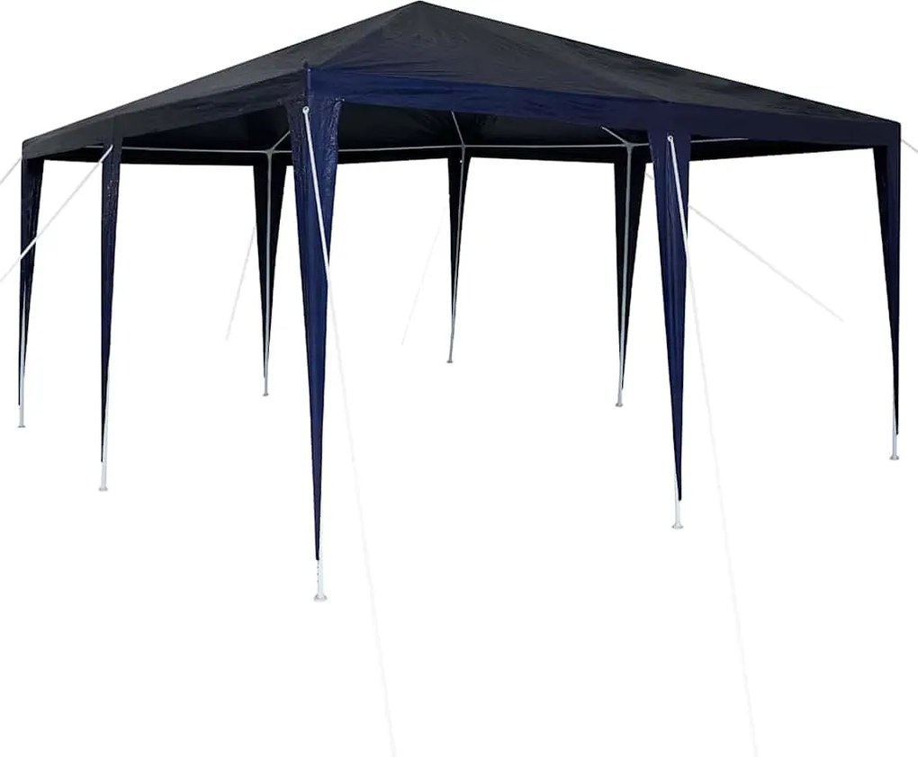 vidaXL Partysátor Kék 400 x 400 x 266 cm Poliészter és Acél