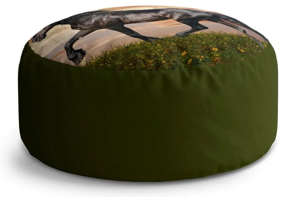 Circle zsámoly fríz ló, zöld / barna