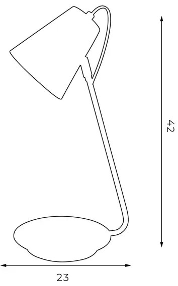 Asztali lámpa TABLE LAMPS 1xE27/60W/230V